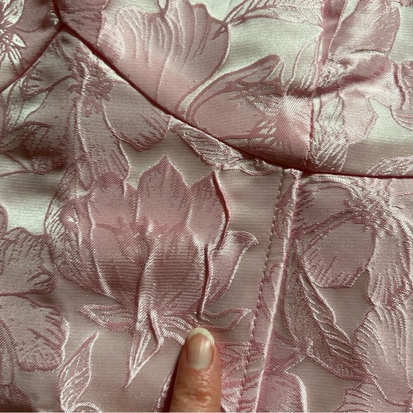 NWT Altar’d State Mirabel Satin Jacquard Crop Bustier Corset Top Size XS Pink - Picture 11 of 16